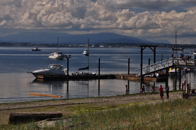 the dock